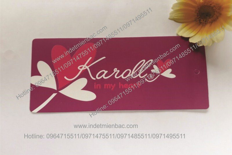 Thiết kế và in thẻ treo quần áo nhanh rẻ đẹp