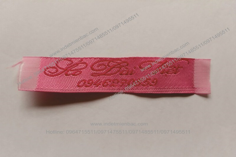 Làm nhãn mác dệt quần áo tại Hà Nội